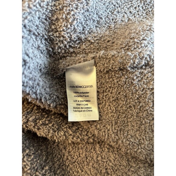Barefoot Dreams CozyChic Beach Rock Pocket Plush Robe Women’s Size L/XL NWOT - Picture 8 of 10